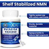 Genex Formulas NMN 1000mg bottle storage in cool, dry place