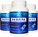 Genex Formulas NMN 250mg, botella frontal, apoyo a NAD para energía sostenida