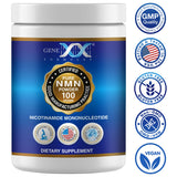 NMN 99,9% puro de Genex Formulas para mayor pureza.
