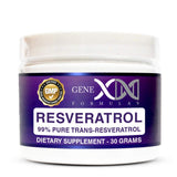 Genex Formulas Trans-Resveratrol polvo 1000 mg en jarra, apoyo antioxidante diario