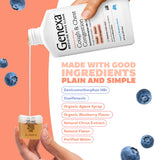 Genexa aroma arandano organico ofrece sabor agradable.