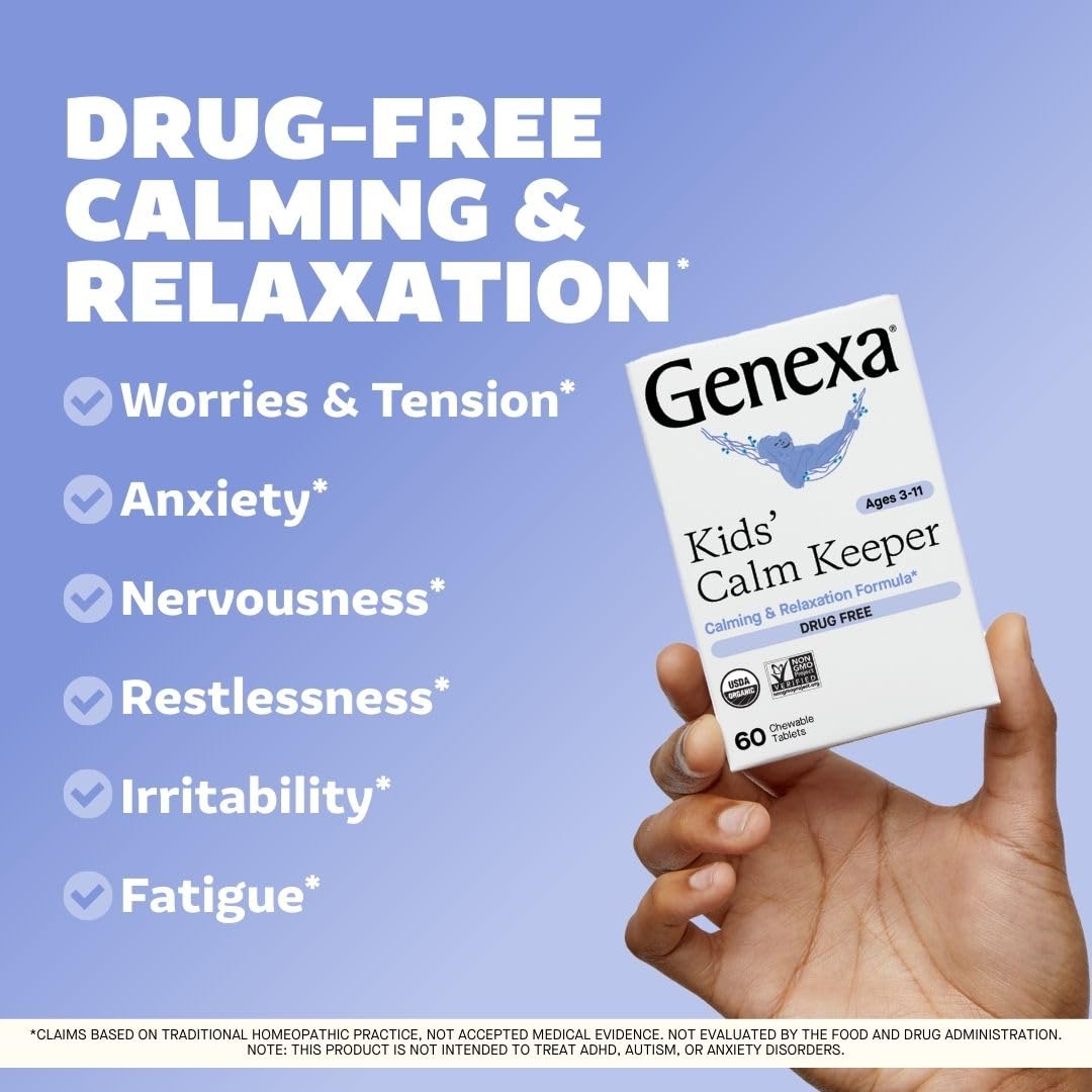 Genexa Calm Keeper Infantil: sabor vainilla lavanda para niños.