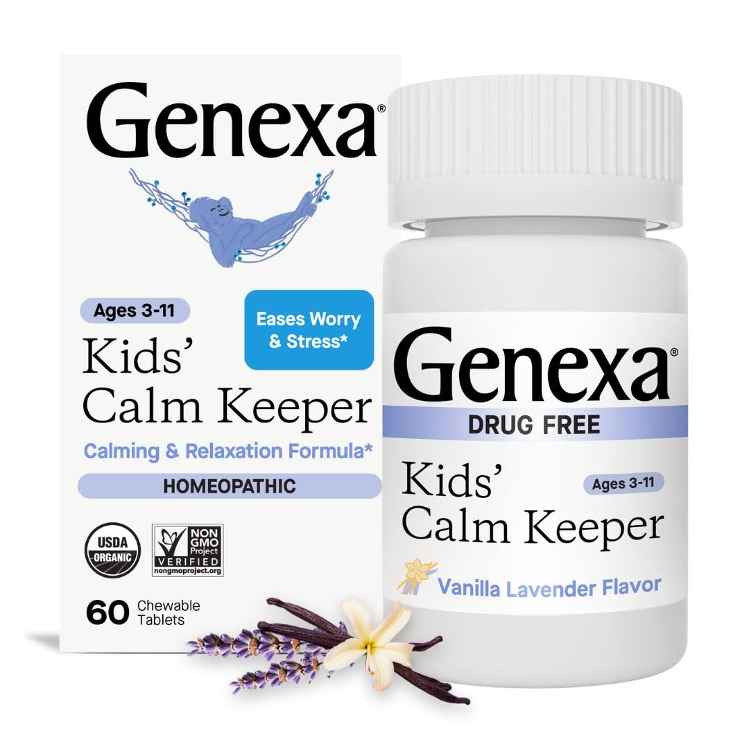 Genexa Calm Keeper Infantil: tabletas masticables para calmar irritabilidad.