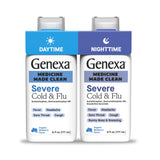 Genexa resfriado diurno, botella de 355 ml para uso durante el día.