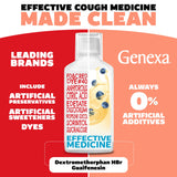 Genexa jarabe arándano orgánico con sabor agradable para adultos.
