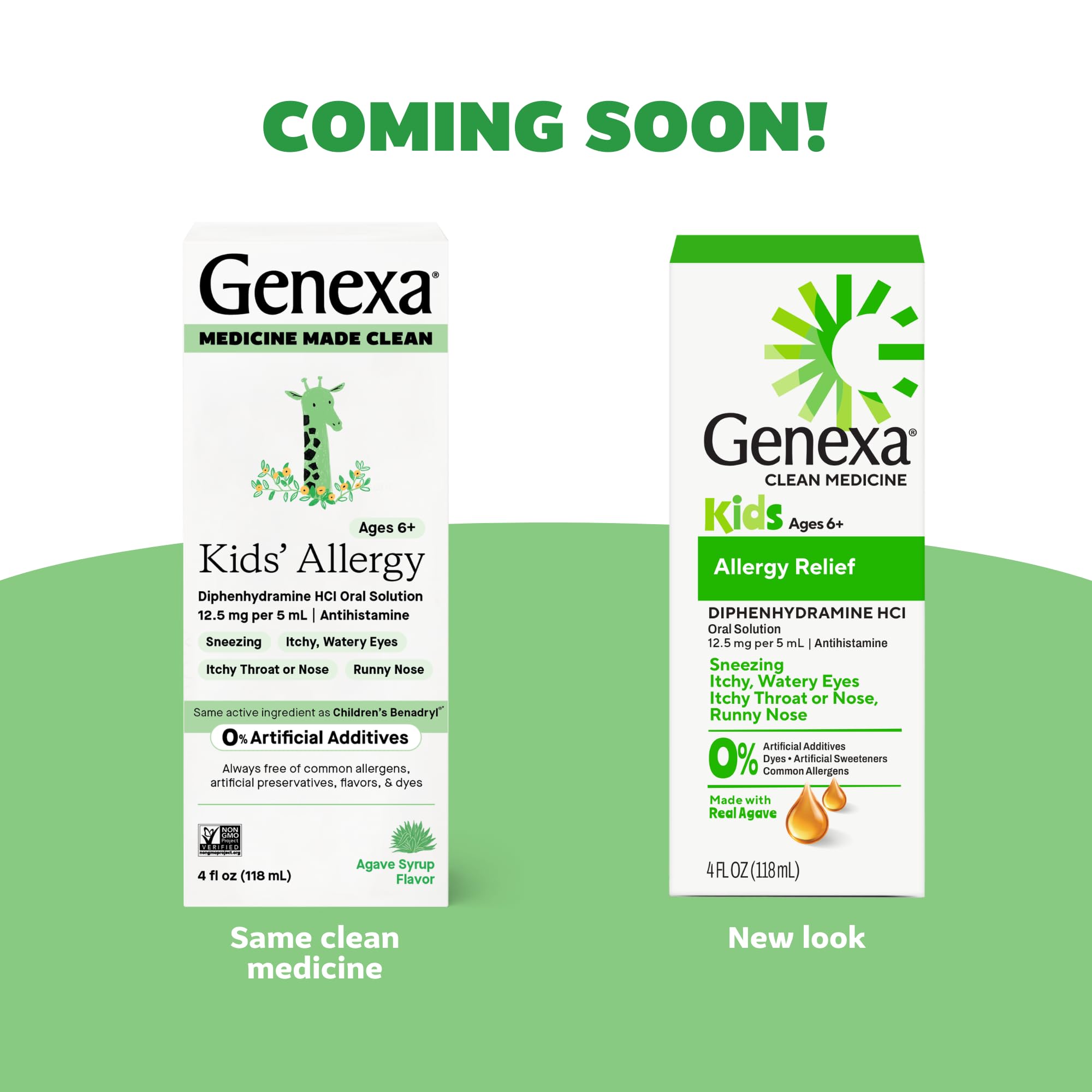 Genexa dosis para alergias infantiles: cuchara medidora para medir la dosis con facilidad.