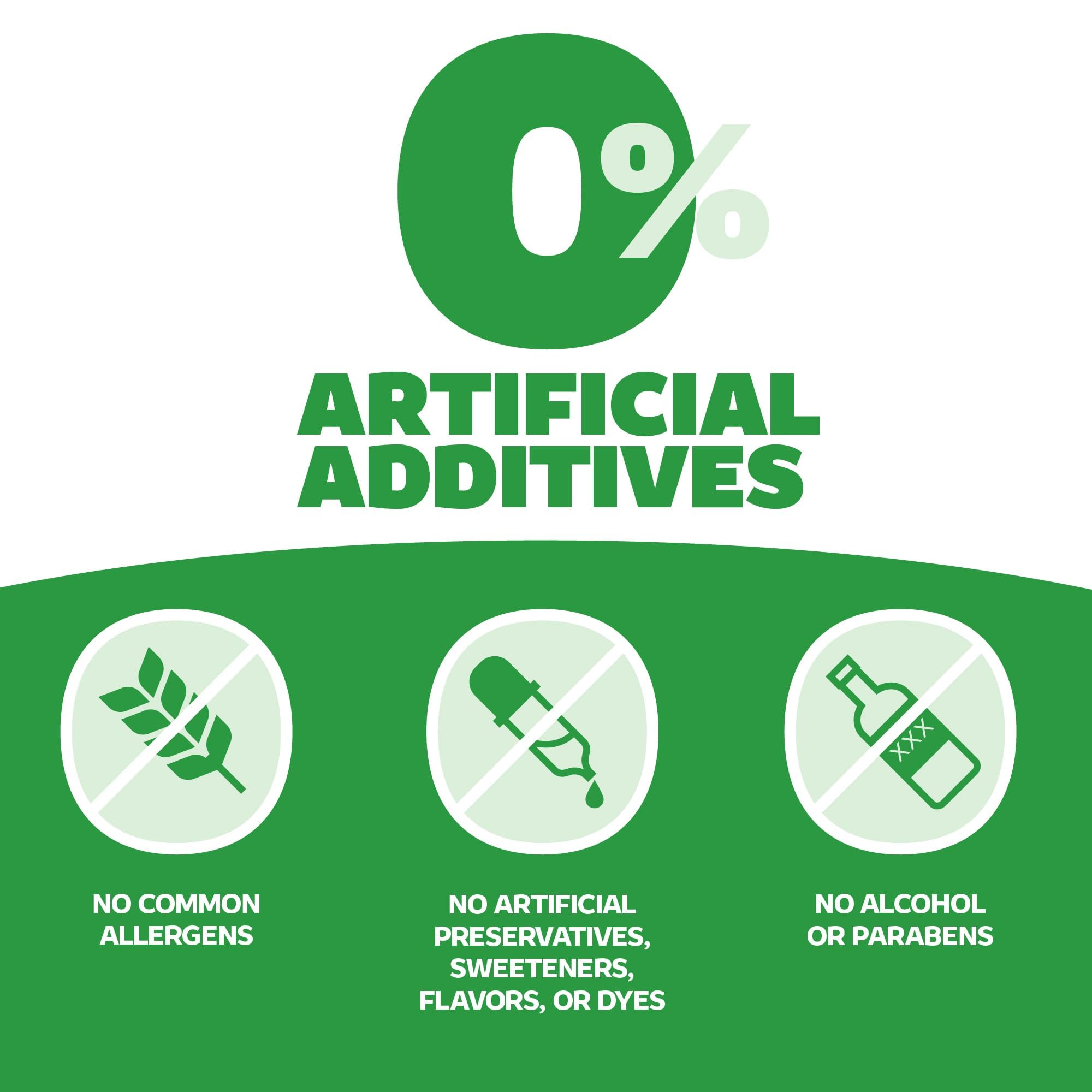 Genexa ingredientes sin artificiales: sin colorantes ni conservantes comunes.
