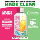 Genexa sabor agave: alivia con sabor agradable para niños.