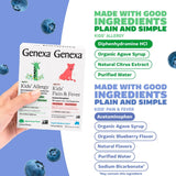 Genexa Ninos: envase ergonómico para agarre cómodo y uso diario.