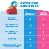 Genexa Ninos sabor frambuesa orgánico, sabor agradable sin aditivos
