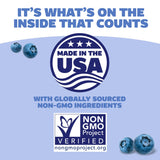 Genexa Ninos: sabores orgánicos de agave y arándano, agradable para niños.