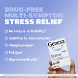 Genexa Stress Relief: envase de 60 tabletas para tener a mano.