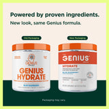 The Genius Brand Genius Hydrate polvo sin azúcar para energía suave