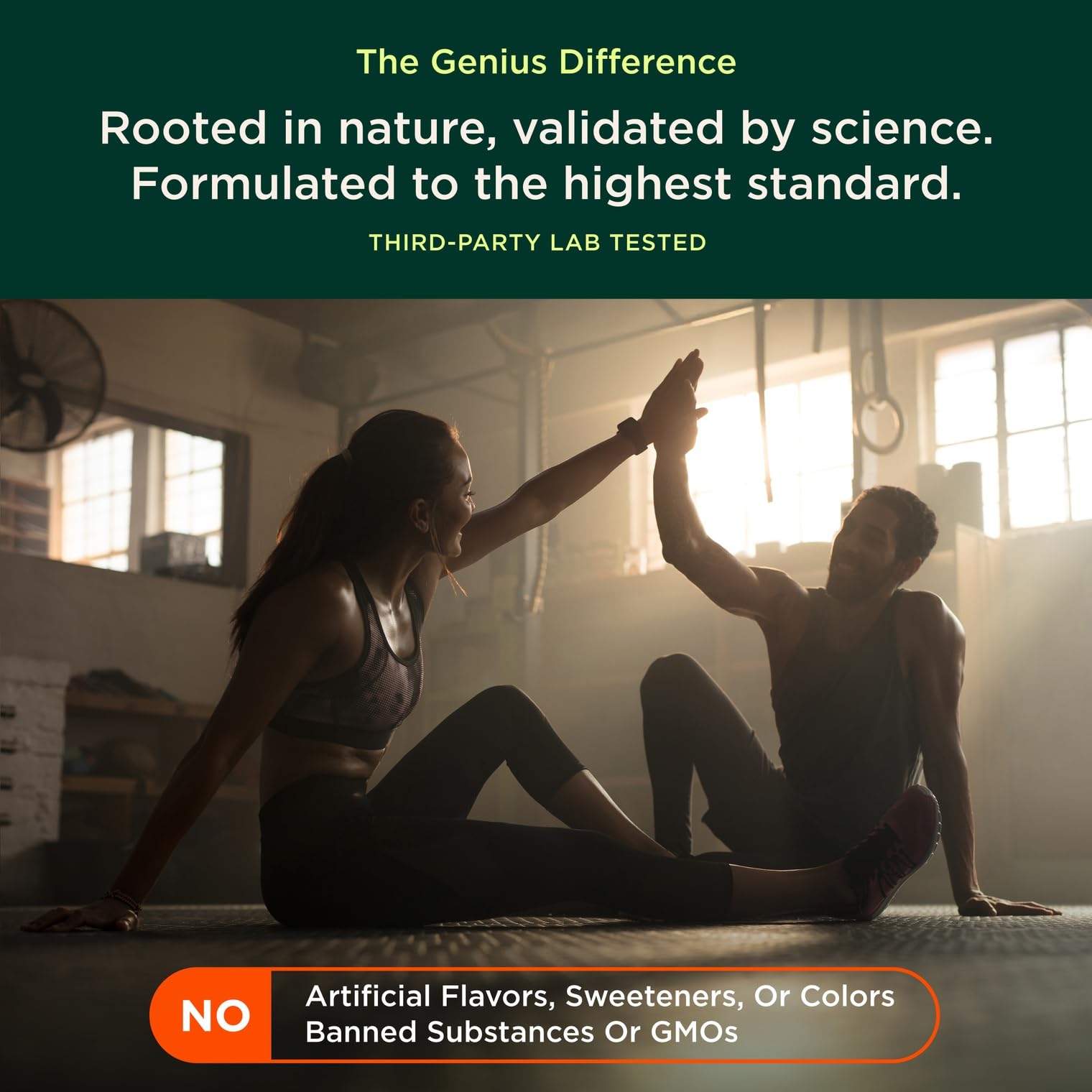 The Genius Brand Genius Hydrate práctico para entrenamientos y vida diaria