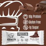 Genius Gourmet Bar Chocolate Sueño, etiqueta nutricional clara para controlar ingesta