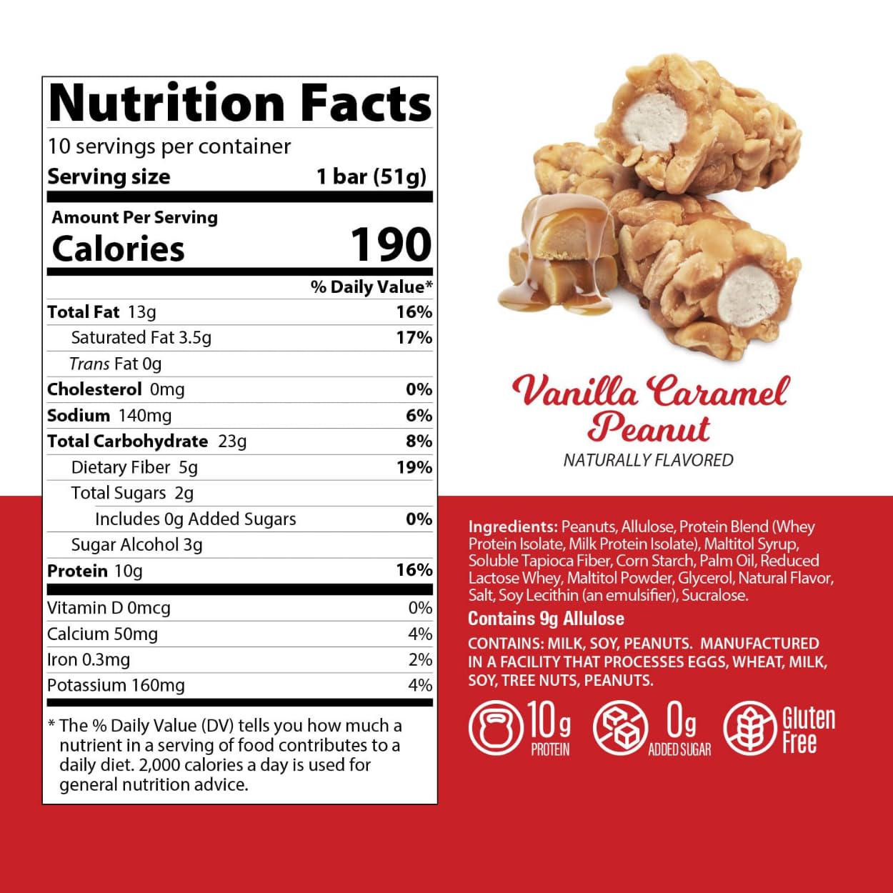 Genius Gourmet Nut Roll Bar crujiente maní, merienda sabrosa para cualquier momento