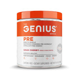 Genius Pre: envase detallado para energía y enfoque durante el entrenamiento