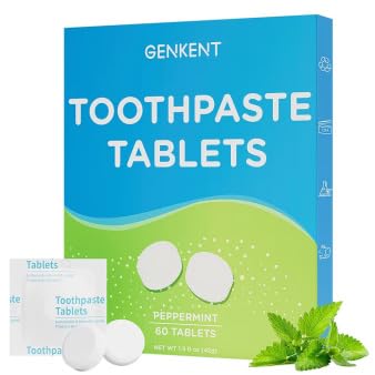 GENKENT tabletas dentales empaque individual, higiene diaria fácil y compartible.