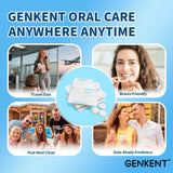 GENKENT tabletas dentales sabor menta, frescura inmediata tras cada comida.