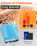 Batería integrada de 6000 mAh en la bufanda Genovega para horas de calor.