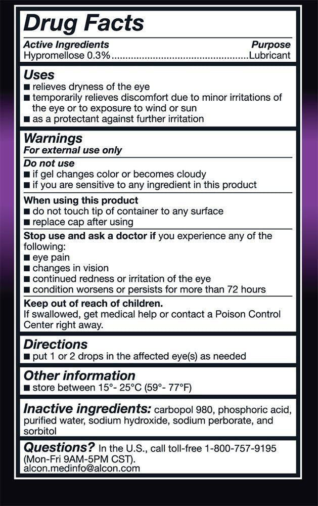 GenTeal Gel ocular, tratamiento rápido frente a irritación por viento o sol