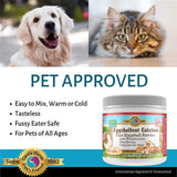 Uso diario sencillo para perros y gatos con Gentle Blends Calcio.