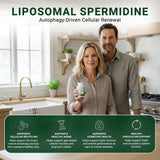 GenuinePurity Liposomal Spermidina etiqueta frontal información clara.