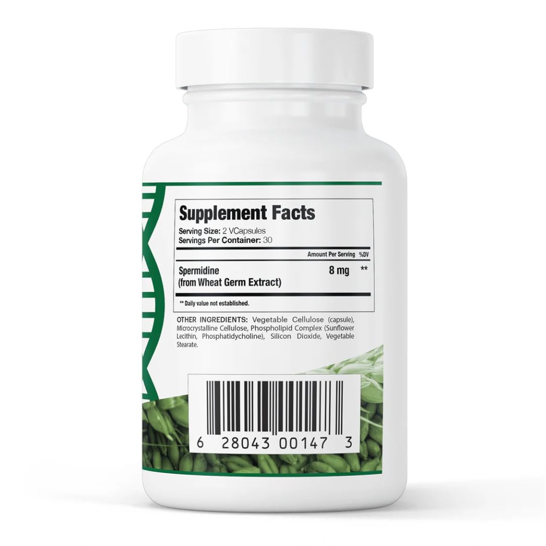 GenuinePurity Spermidina hecha en EE UU alta calidad.
