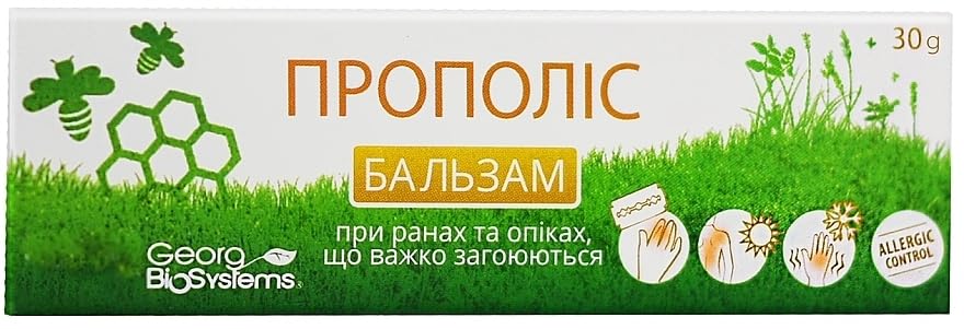 Georg BioSystems Propolis Balsam: aplicación en mano para irritaciones leves.