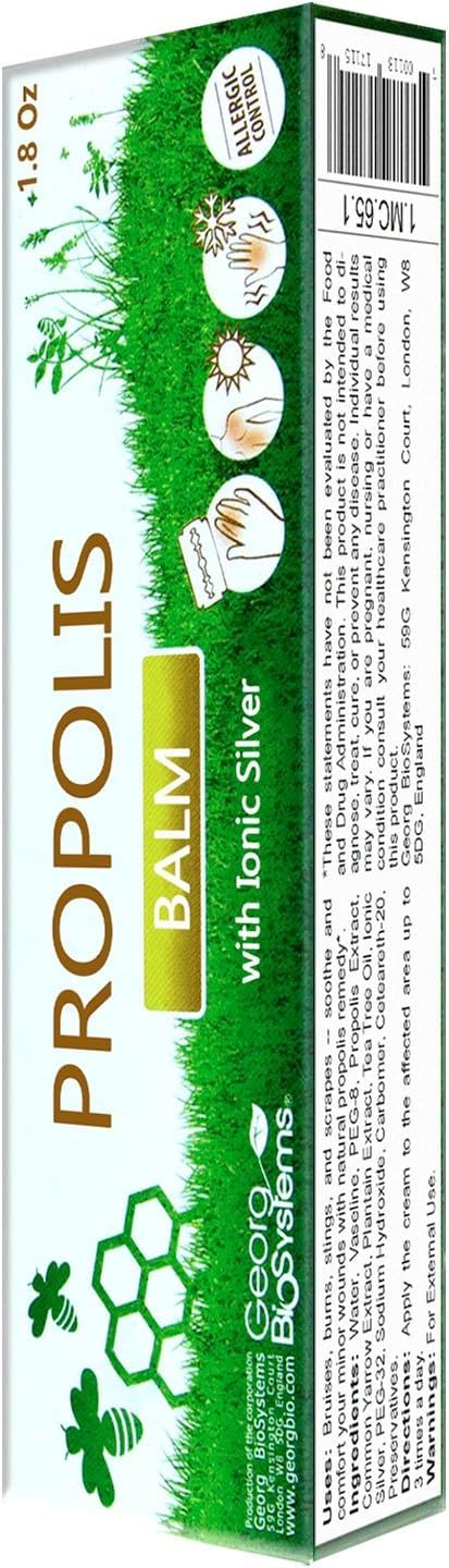 Georg BioSystems Propolis Balsam: tubo de aplicación para alivio suave de la piel.