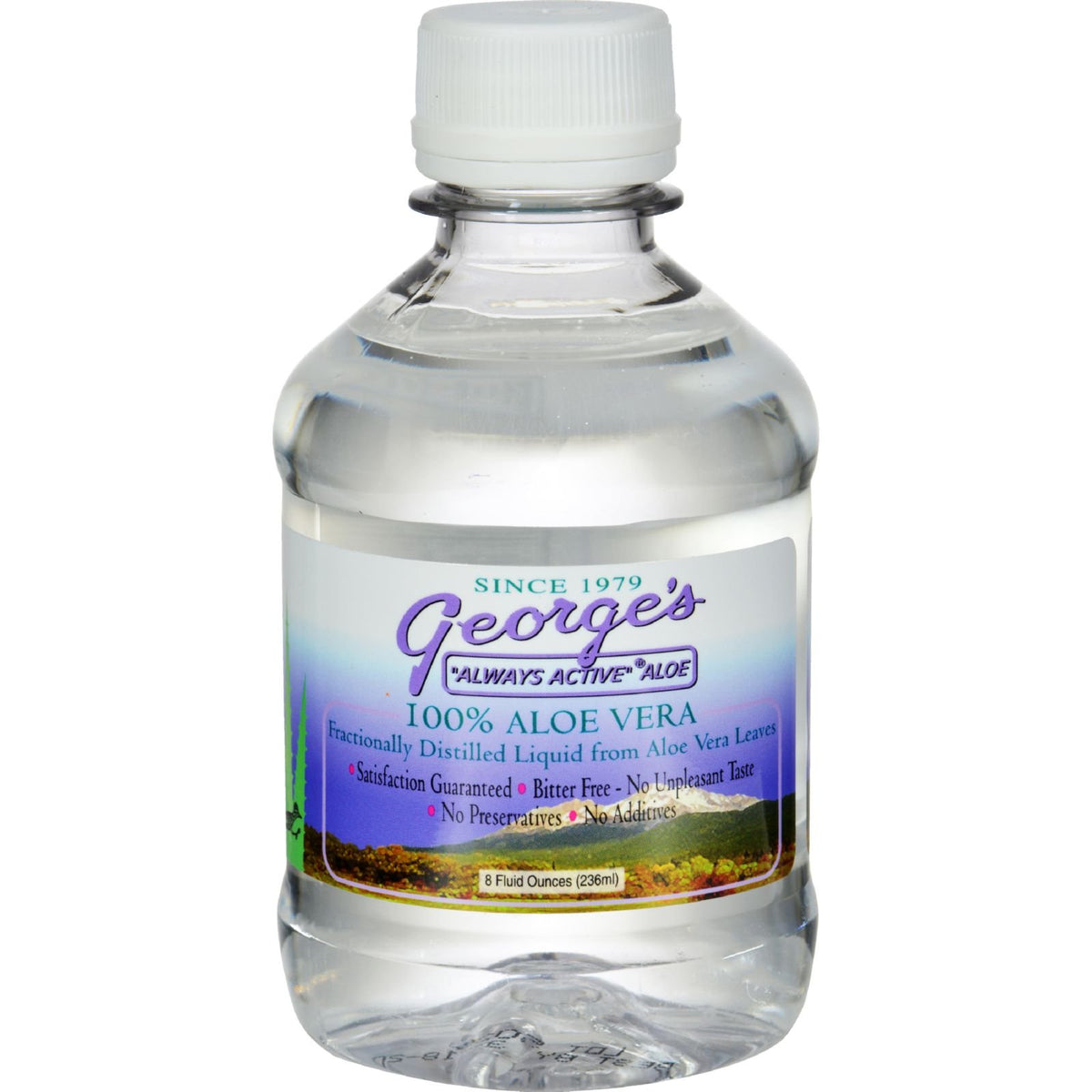 George s Aloe Vera: botella de 8 onzas para hidratación suave de la piel.