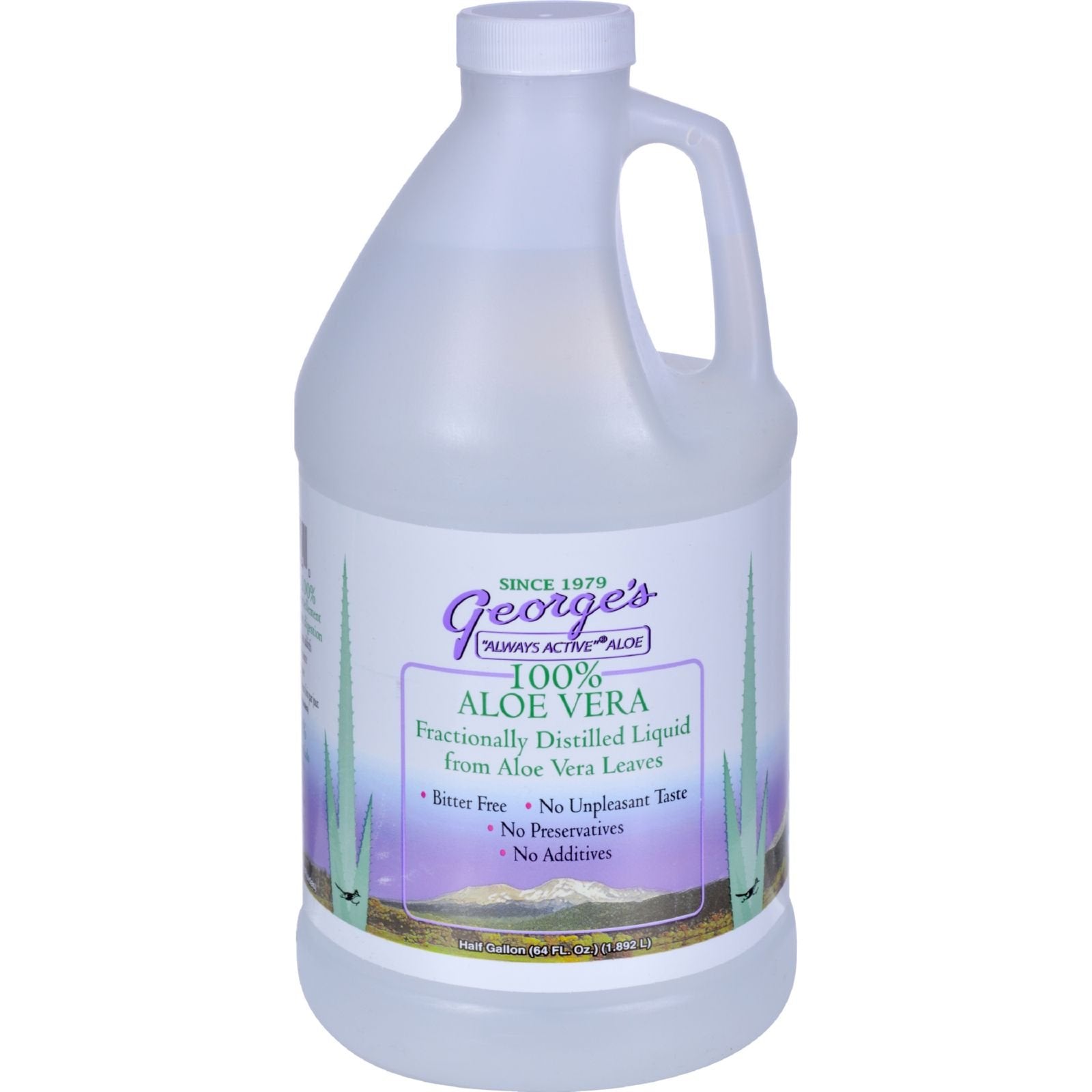 Georges Aloe: bebida de aloe en botella para hidratación suave.
