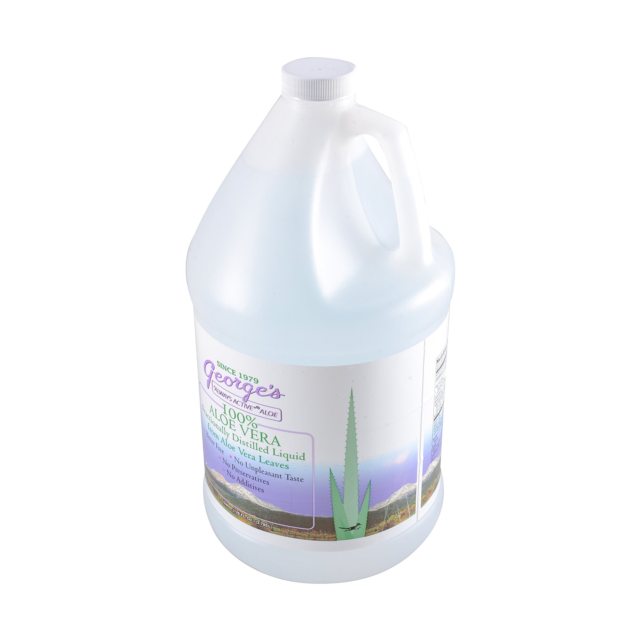 George's Aloe Vera: botella principal sin conservantes para consumo diario