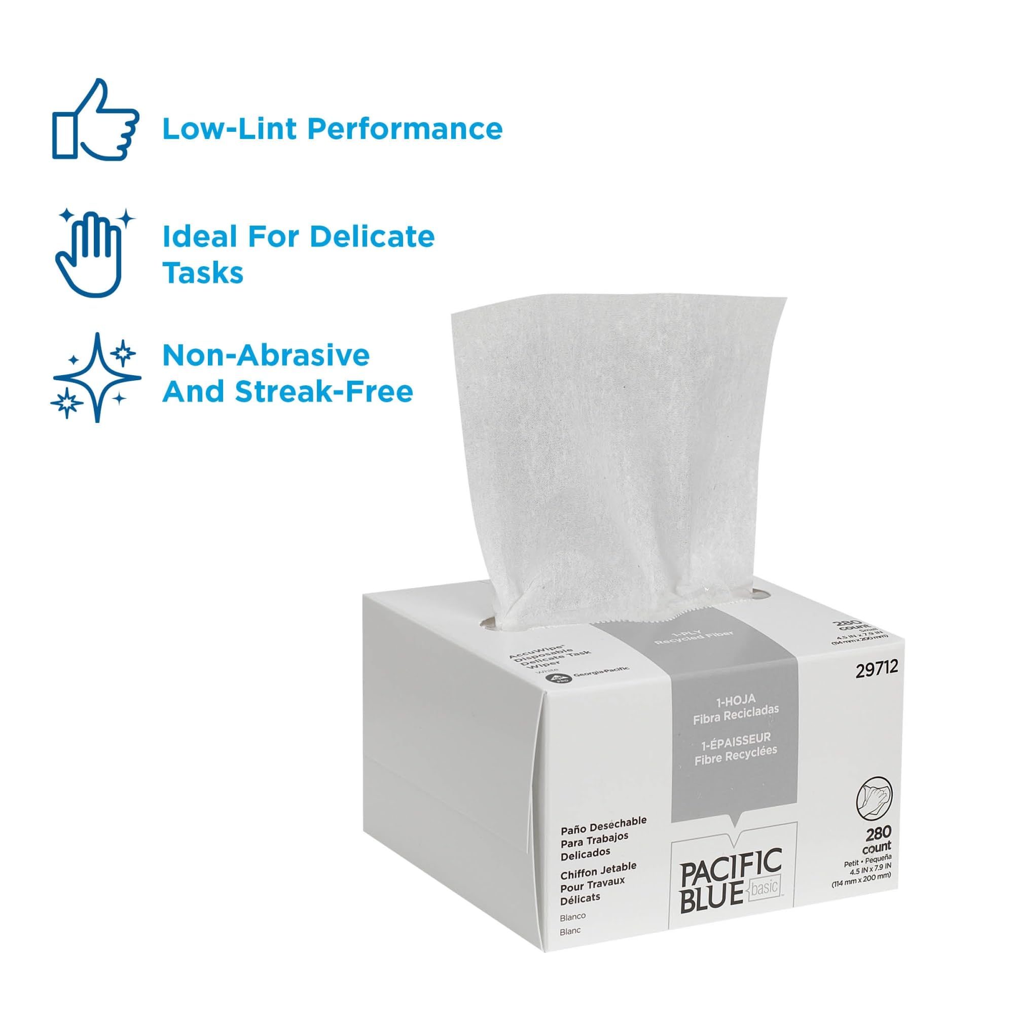 Dispensador práctico para caja de 280 toallitas AccuWipe