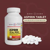 GeriCare Aspirina 325 mg: empaque de 1000 tabletas para toda la familia