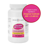 Tabletas de dosis diaria de GeriCare Calcio 600 mg con vitamina D