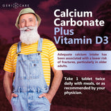 Tabletas de calcio y vitamina D para huesos sanos