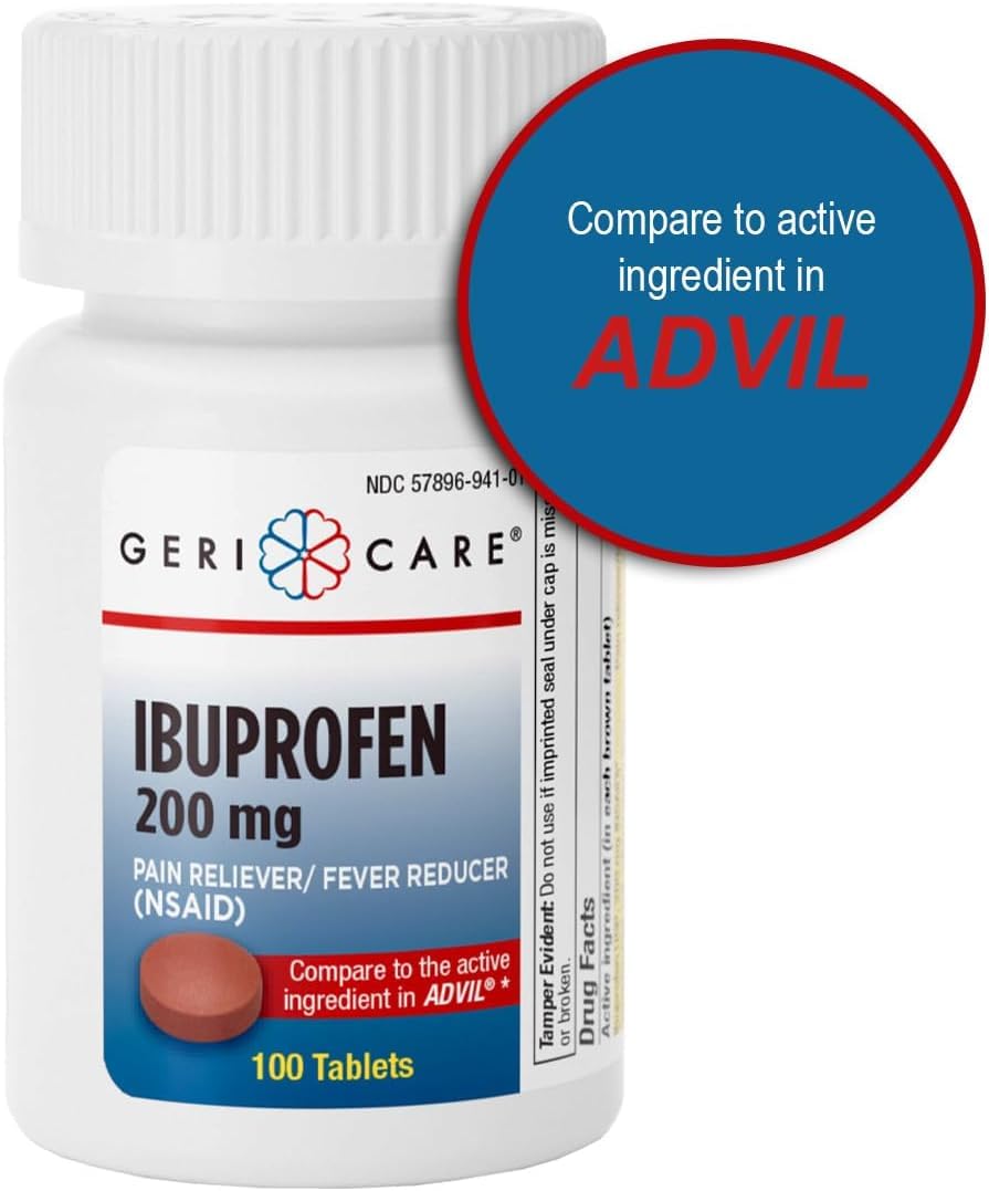 GeriCare Ibuprofeno, dolor dental alivia molestias para sonreír.