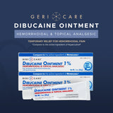 Pack de 2 tubos de crema hemorroidal GeriCare lista para llevar