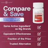 GeriCare paracetamol 500 mg: alivio para dolor muscular leve.