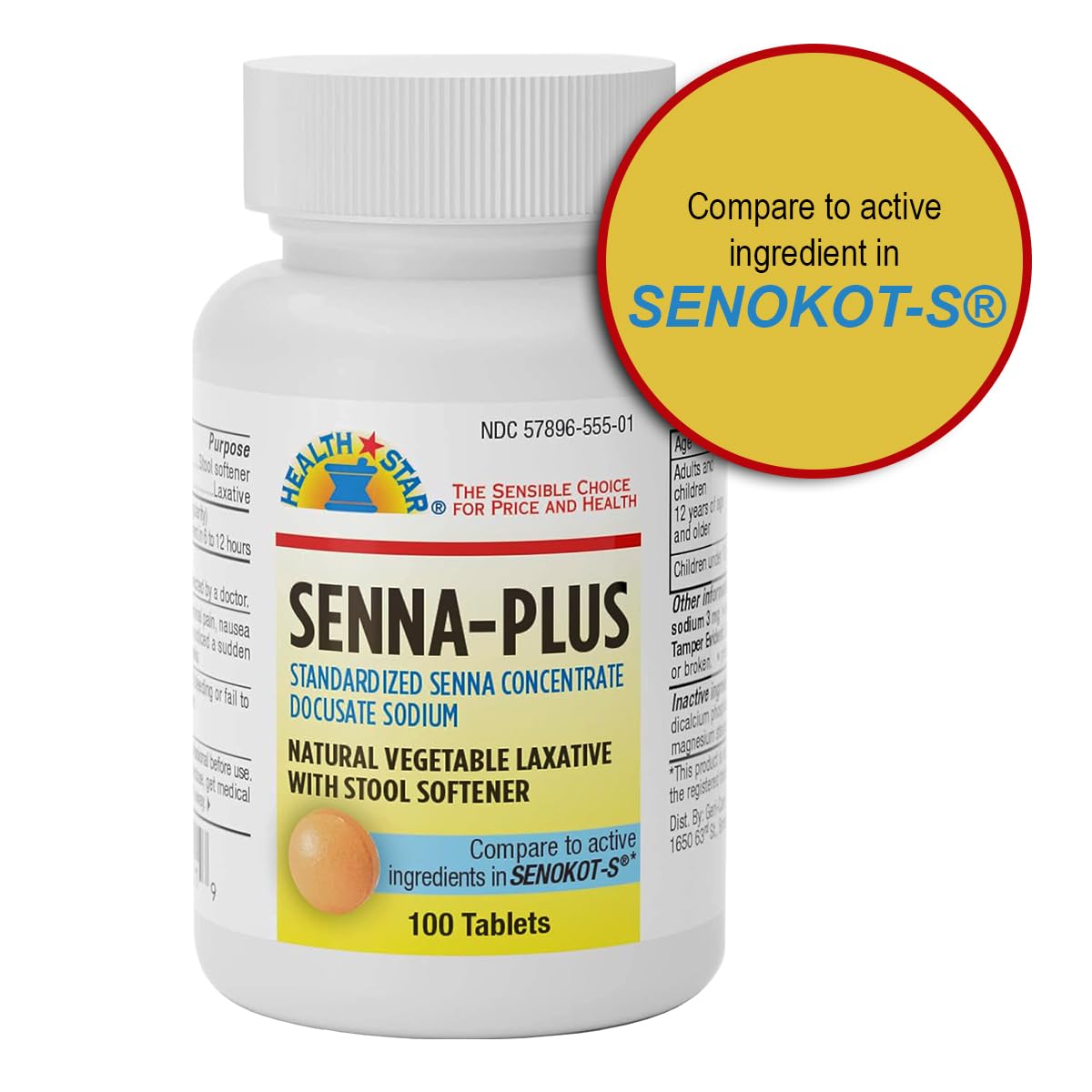 GeriCare Senna Plus empaque externo, diseño claro para compra confiable.