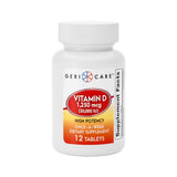 GeriCare Vitamina D 1250mcg: botella para apoyar la salud ósea diariamente