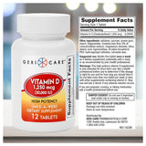 GeriCare Vitamina D 1250mcg: cápsula suave para absorber calcio