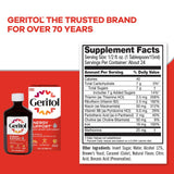 Geritol ingredientes: vitaminas B y hierro para apoyar metabolismo y oxigenación
