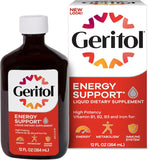 Geritol líquido sabor agradable, facilita la toma diaria para adultos.