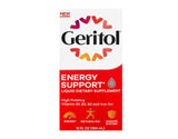 Geritol líquido, dosis diaria, toma fácil y conveniente.