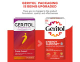Geritol líquido, uso diario, ideal para rutinas ocupadas.