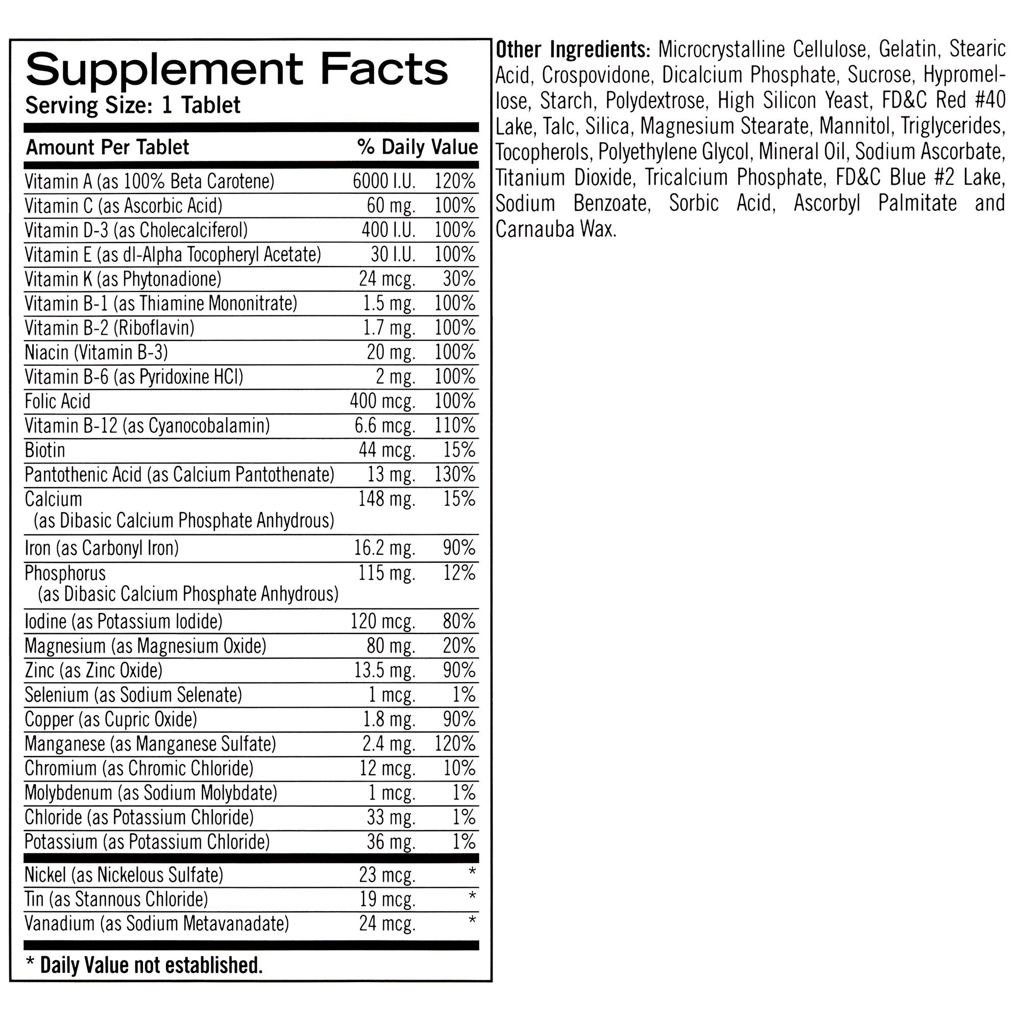 Geritol botellas de doble estuche para apoyo nutricional familiar