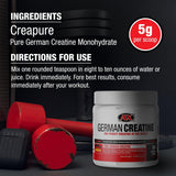 German Creatine en polvo micronizado para energía sostenida