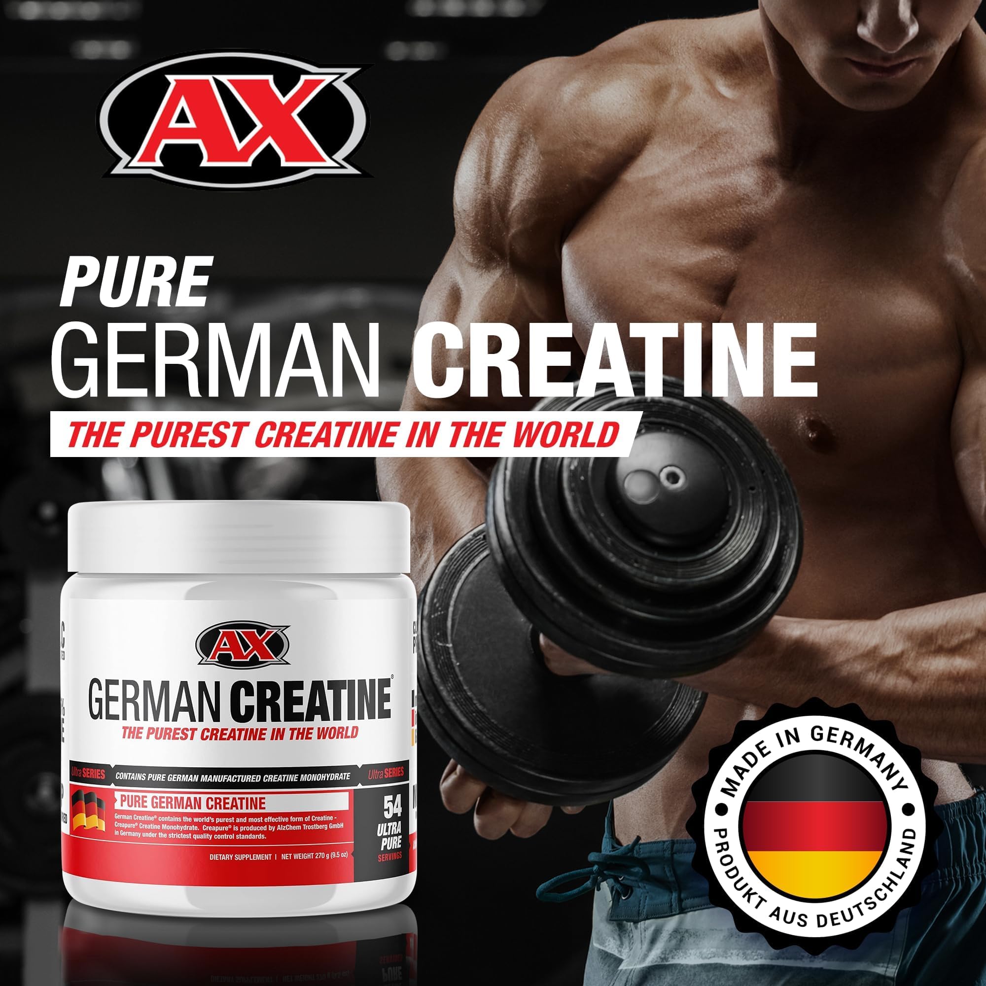 German Creatine acompaña tu rutina de recuperación muscular